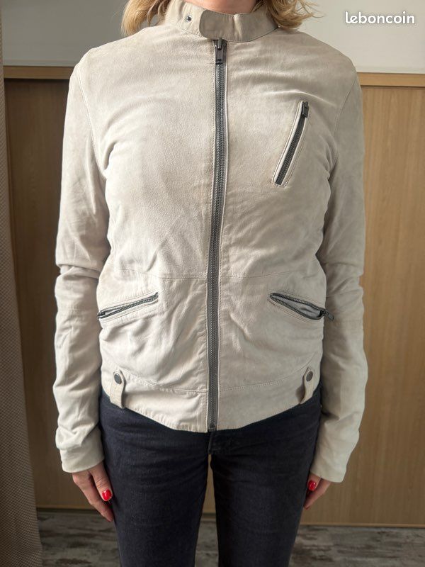 Veste en cuir IKKS (image 2)