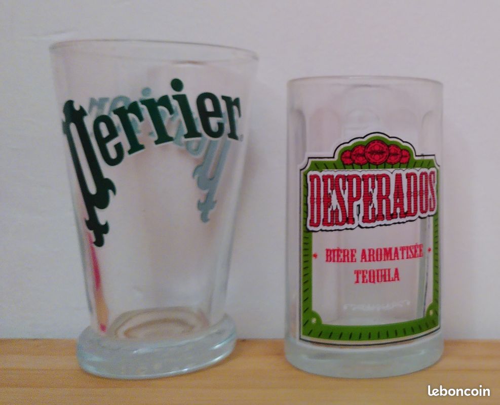 Verres Perrier et Desperados (image 1)