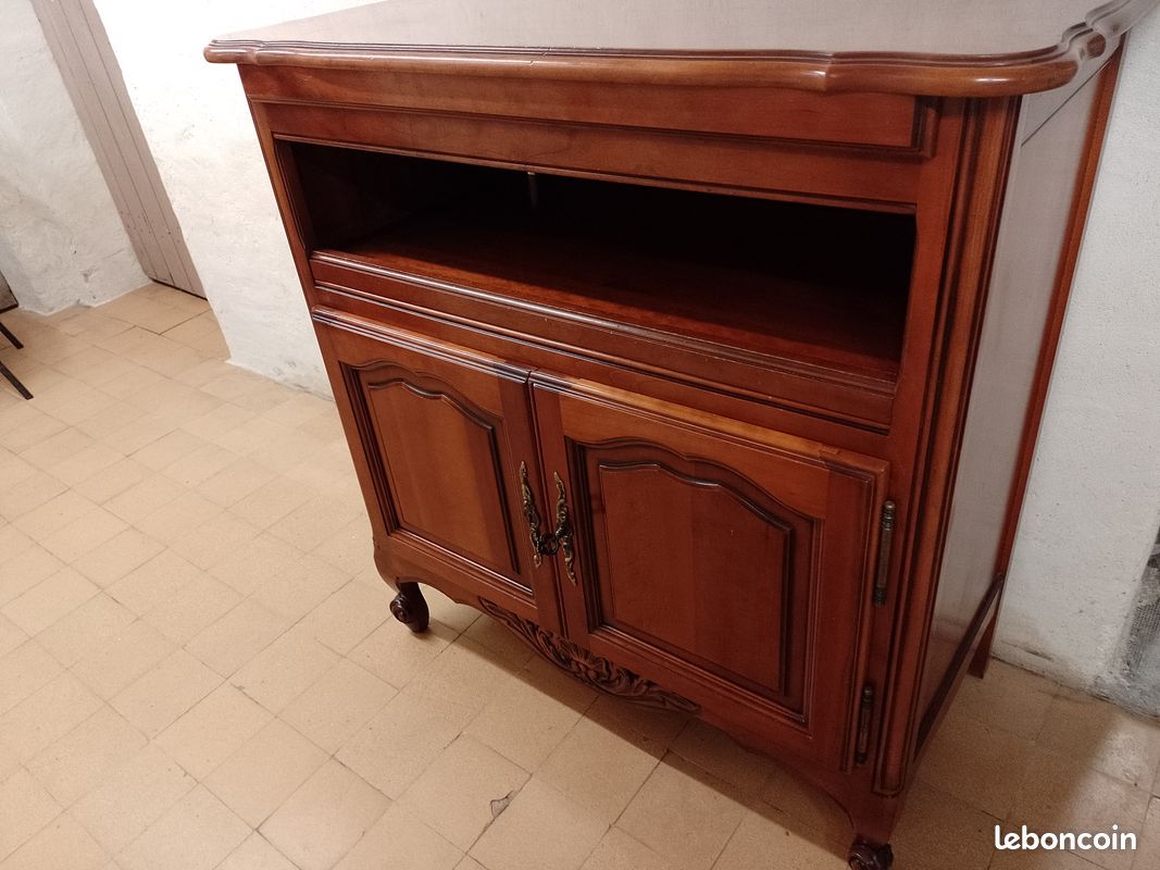 Meuble télé merisier (image 1)