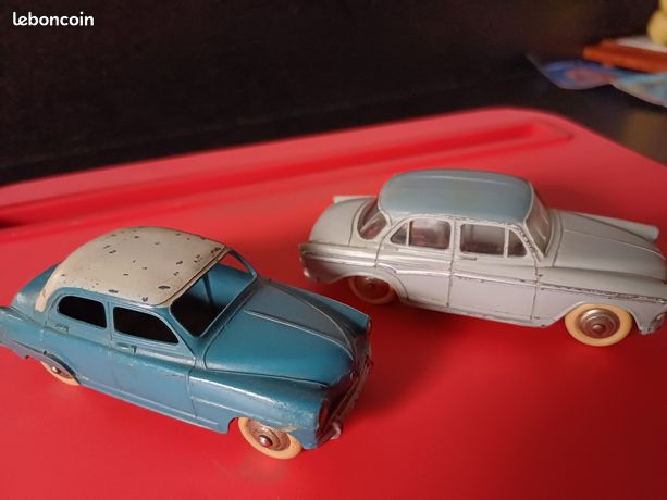 Jouet Dinky Toys France - Simca Aronde 1956 Série 24U Bleue Et Blanche