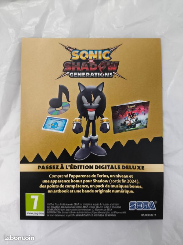 Shadow vuelve a Xbox con Sonic X Shadow Generations, anunciado para