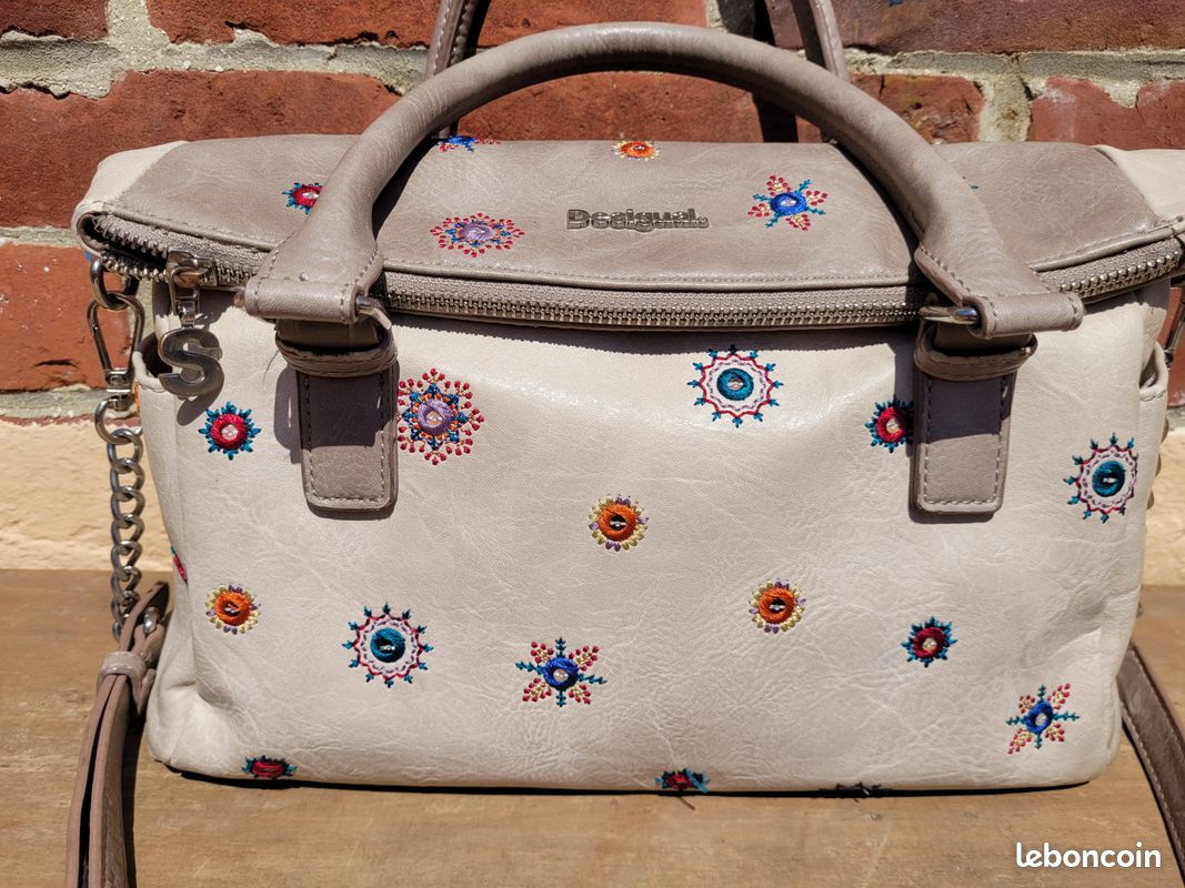 Sac à main bicolore DESIGUAL Accessoires Bagagerie