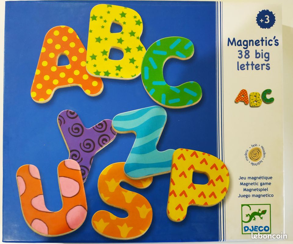 Djeco lettres fantaisie aimantees (image 1)