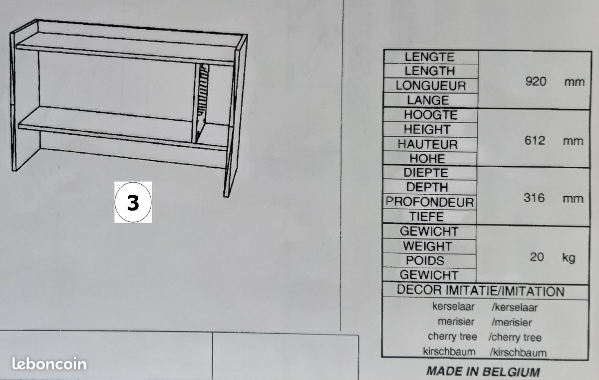 Bureau complet + Fauteuil (image 6)