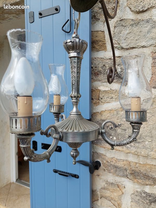 Lampadaire etain (image 3)