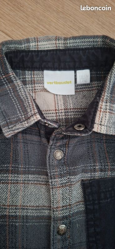 Chemise garçon 7 ans en coton marque verbaudet (image 11)