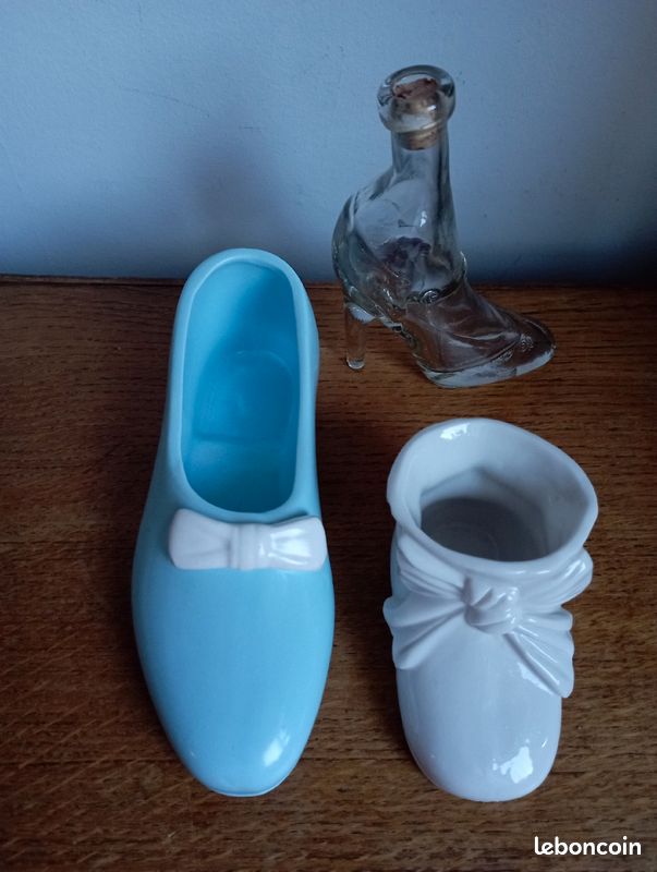 3 ravissants bibelots chaussures vintage (image 7)