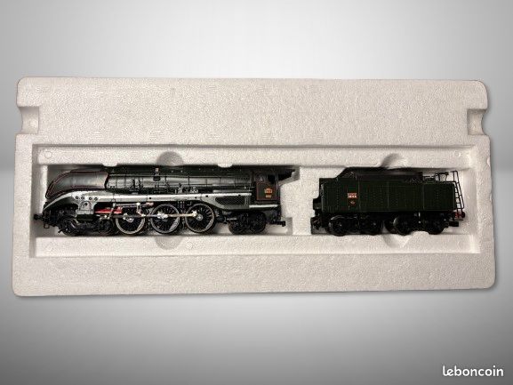 Jouef SNCF 232 U1 Locomotive à Vapeur H0 En Plastique - Verte (8249