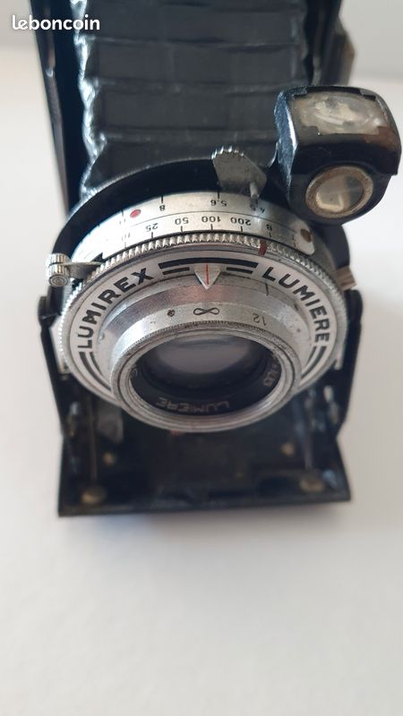 Appareil Photo Ancien Lumirex à Soufflet – Vintage – Fonctionne