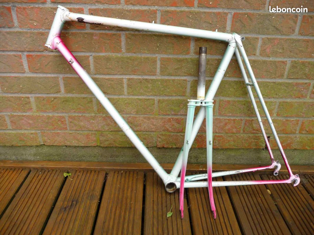 Cadre Vélo Route Granby Vintage - Années 50, Peinture Refaite, Acier