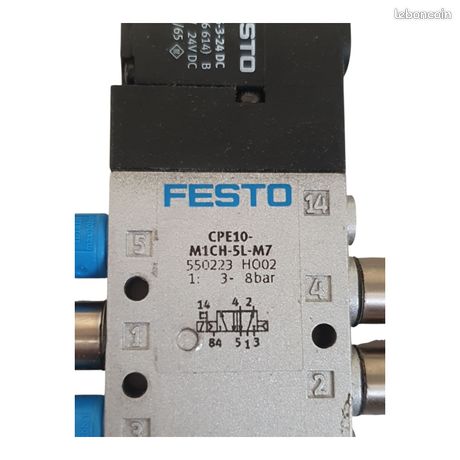 Festo CPE10 M1CH 5/3GS M7 (550228) Magnetventil (OT FESTO026593) Pneumatik Hydraulik Industriebedarf Festo CPE10 M1CH 5/3GS M7 (550228) Magnetventil (OT FESTO026593) Pneumatik Hydraulik Industriebedarf