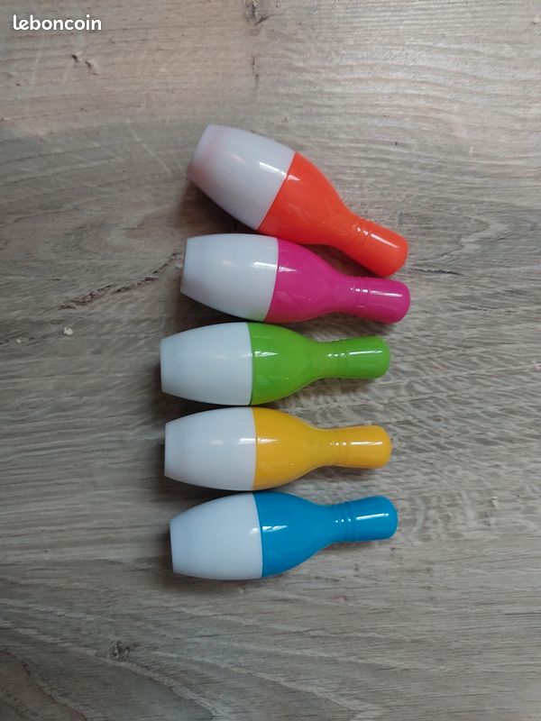 Lot De 25 Stylos Bille En Forme De Quille De Bowling - Design Amusant - Encre Bleue - Cadeau Sport