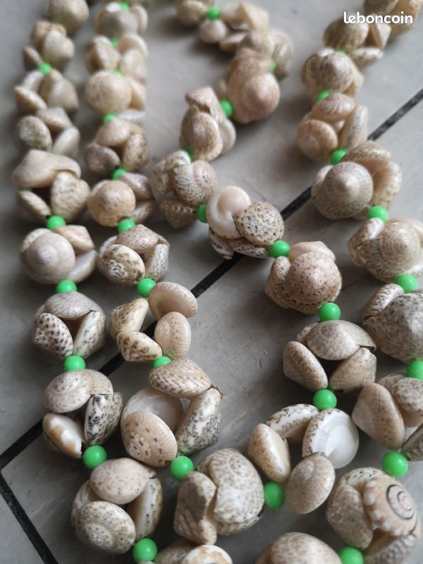 Véritable collier en coquillage du pacifique (image 2)