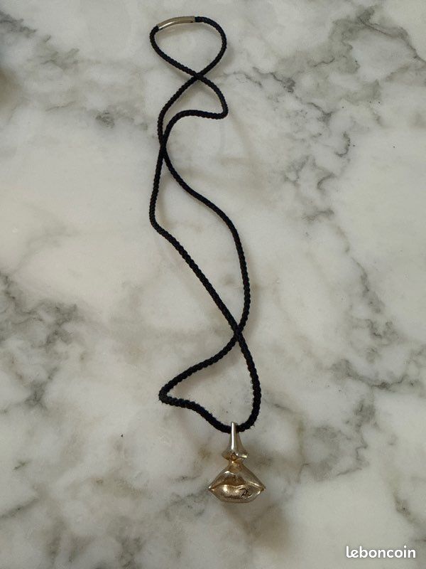 Collier Vintage Signé SALVADOR DALI – Bijou Neuf Sans Emballage D'origine