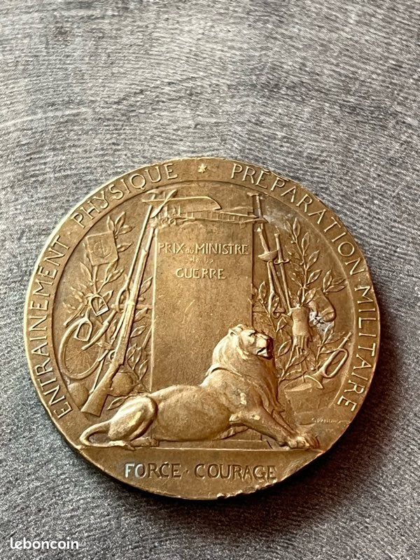 Medaille pro patria para bellum bronze grandhomme - Authenticité