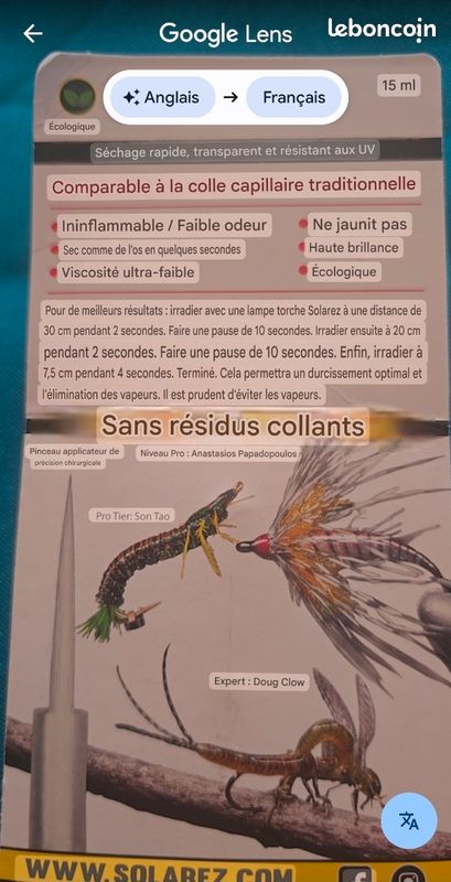Résine pour la pêche (image 3)