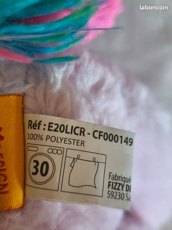 Lot de 3 peluches licorne (image 6)