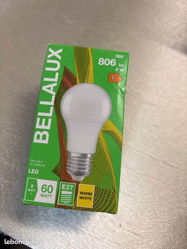 Lot 30 ampoule e27 8watts pour 60 watts (image 2)