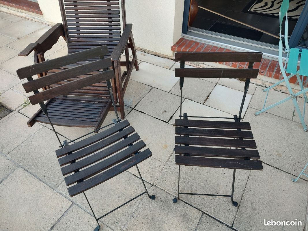 Chaises de jardin bois de chez Ikea (image 2)