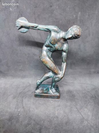 Reproduction Statue Le Discobole - Bronze - Hauteur 14cm - Neuf