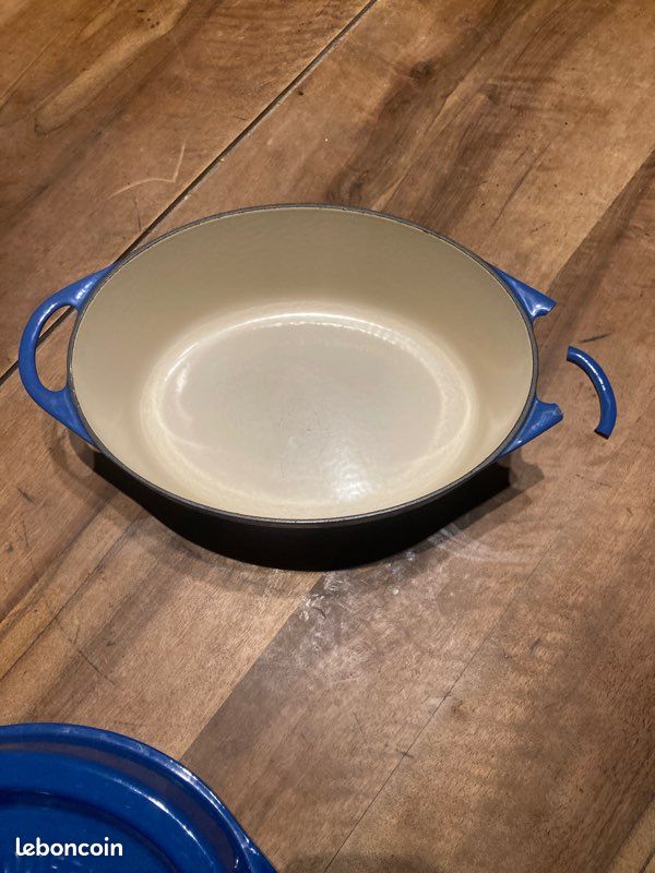 Cocotte Ovale Doufeu 29 Cm Cousances Le Creuset - Fonte Émaillée Chocolat