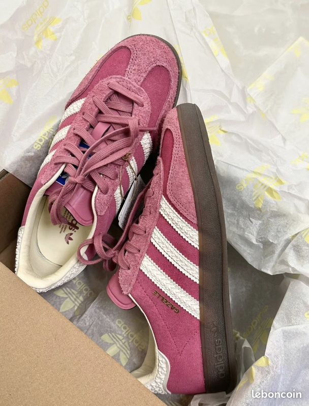 adidas gazelle silver green womens adidas Gazelle Bold Shoes - Women's - Purple / Wonder White / Gold main image 0