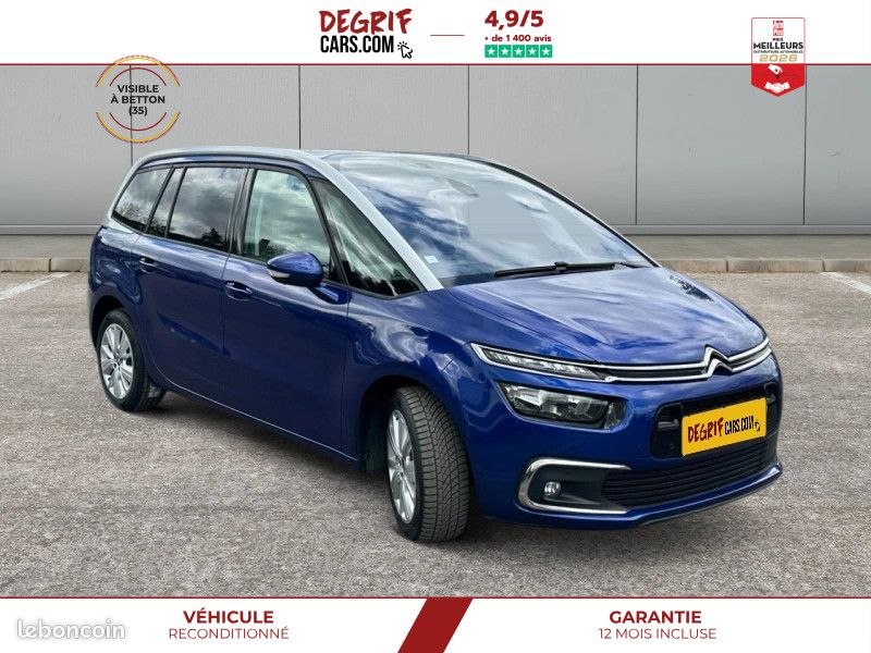 Citroën c4 spacetourer Grand 1.6 BlueHDi 120 EAT6 Shine 7 Places + GARANTIE 12 MOIS (image 7)