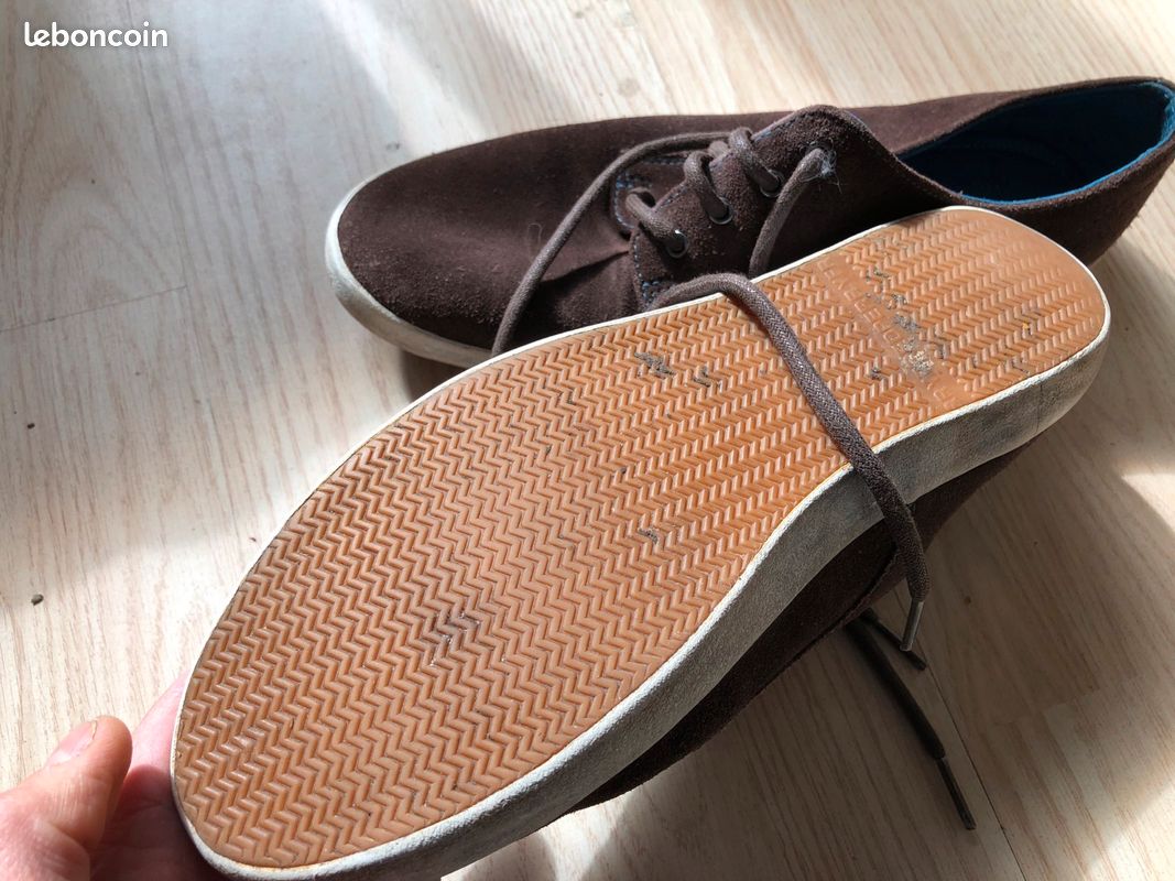 Basket marron chocolat fred perry taille 41 (image 3)