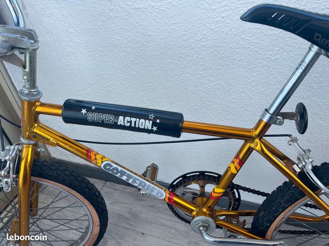 Plaquettes De Frein BMX Vintage Old School - Dorées à Ailettes - Années 80