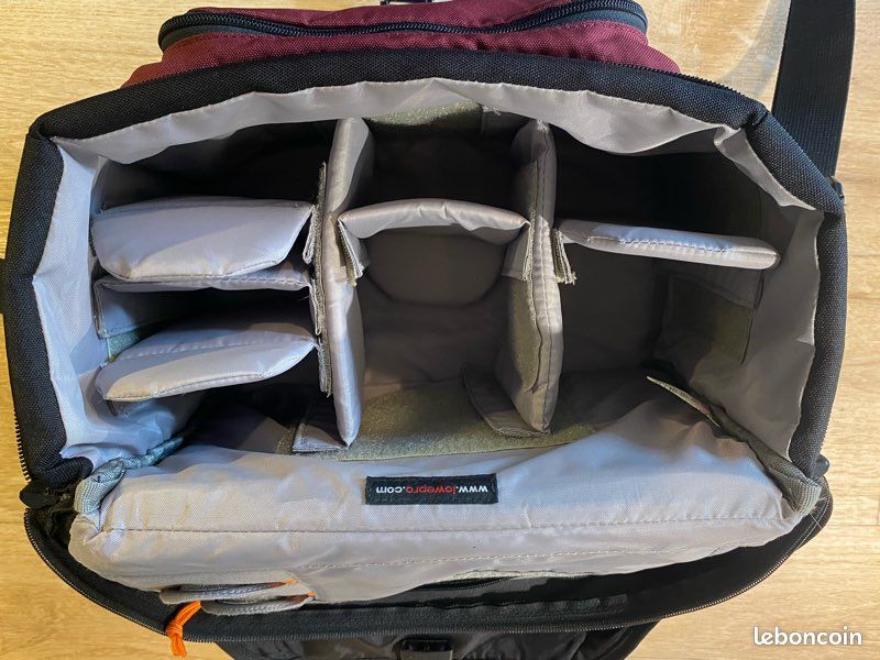 Sac photo Lowepro Nova 190 AW + housse pluie + séparateurs (image 5)