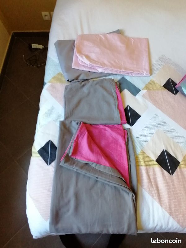 Drap de couette 1 place + 1 taie d'oreiller + 2 draps housse (image 1)