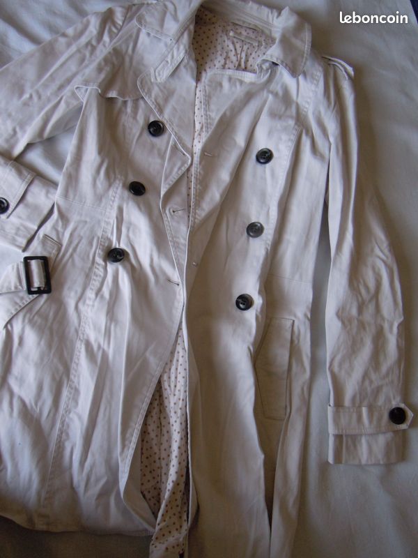 Parkas blanc cassé T36/38 PROMOD (image 1)