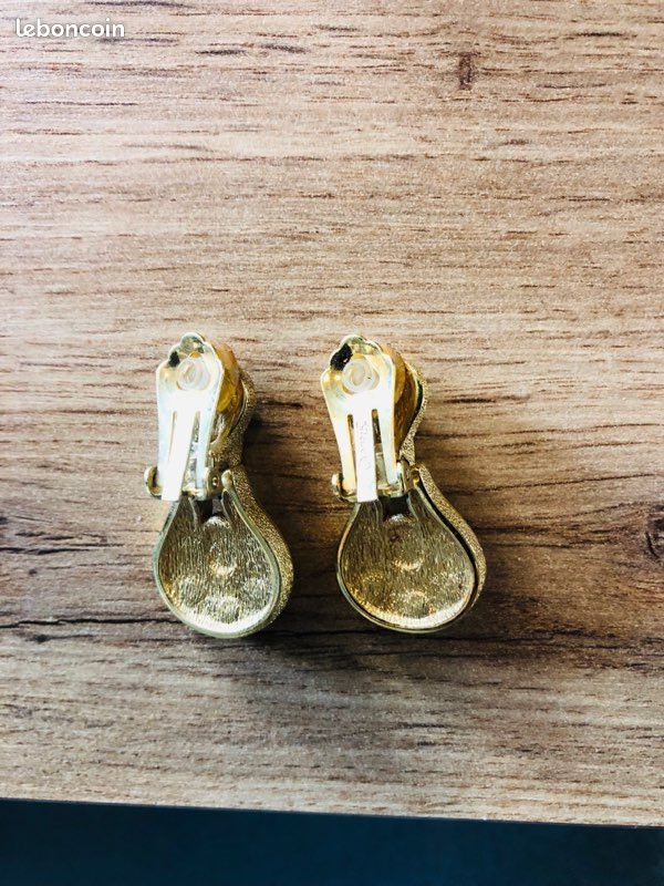 Boucles D'oreilles Vintage à Clipser - Diamètre 4 Cm - Lot De Superbes