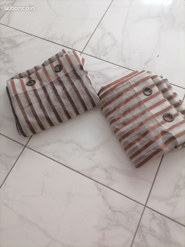 Lot de 2 rideaux (image 1)