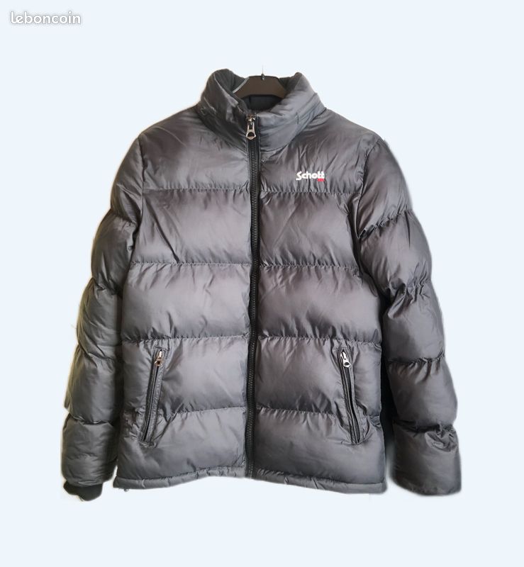 Doudoune homme Schott noire XS (image 1)
