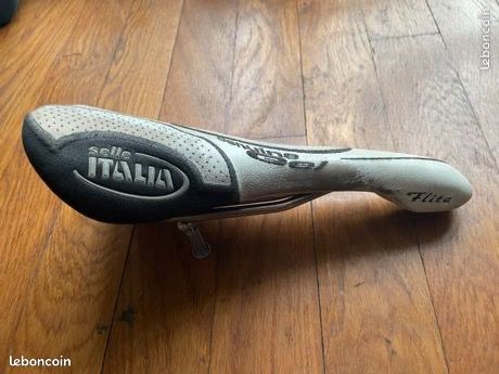 Selle Italia Flite Gel Jaune - Selle Vélo Avec Gel Et Suspension - Occasion Rare