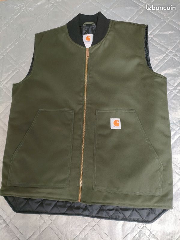 Carhartt Wip Veste Sans Fermeture Eclair Veste Carhartt Sans
