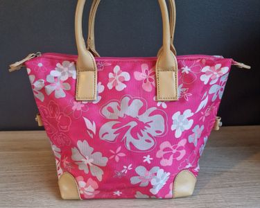 Petit Sac à Main Oilily Rouge Motif Floral - Modèle RC817 - Occasion - Beau Sac De Rechange