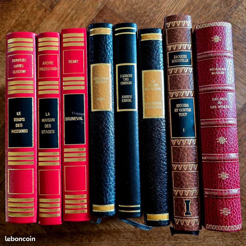 Lot livres reliés – Résistance & WWII / WW2 – Kessel, Mailer, Soustelle, Rémy (image 1)