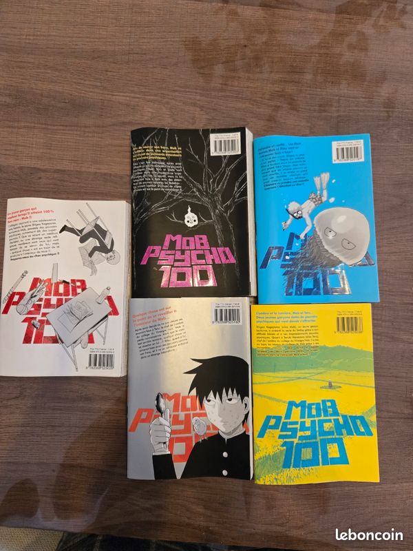 Lot de 5 mangas Mob Psycho 100 - Tomes 1 à 5 (Kurokawa) (image 2)