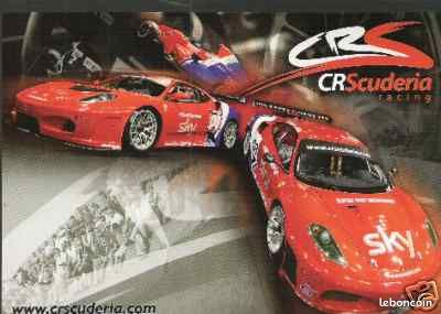 Carte FERRARI 430 GT2 CRS racing FIA GT 2008 Collection