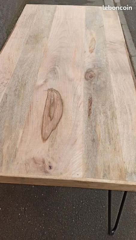 Table à manger avec pieds épingles (image 4)