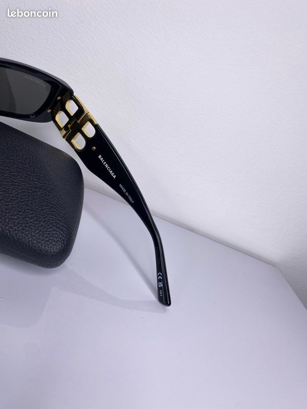 Lunette de soleil rectangle Balenciaga (image 8)