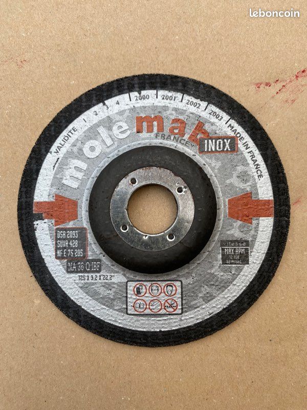 Disque a tronçonner, marque française, (image 1)