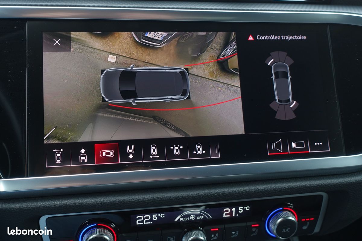 Q3 Sportback 35 Tdi 150cv S-Tronic Virtual cockpit/Cuir chauffant/Toit ouvrant/Grd Gps Europe/Accès confort/Caméra 360°/Carplay/Régulateur/Hayon électrique/1°Main/Garantie 12 mois (image 12)