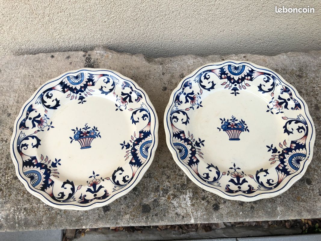 2 plats présentoirs à biscuits anciens (image 2)