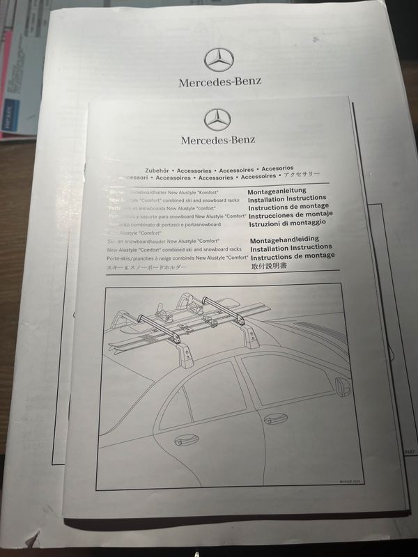 Portasci e porta-snowboard Mercedes-Benz