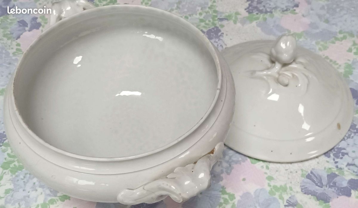 Soupière blanche ancienne (image 4)