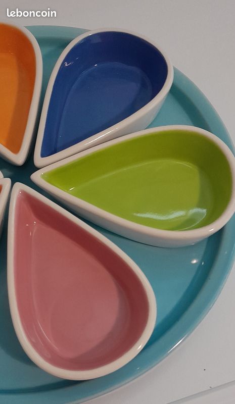 Service en verre pour avocat ou apero (image 4)