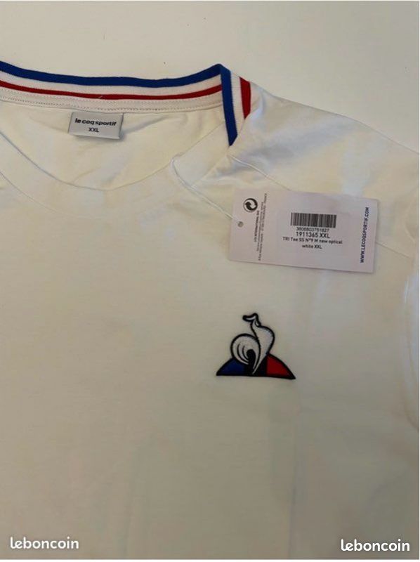 T-shirt Le coq sportif XXL (neuf) (image 1)